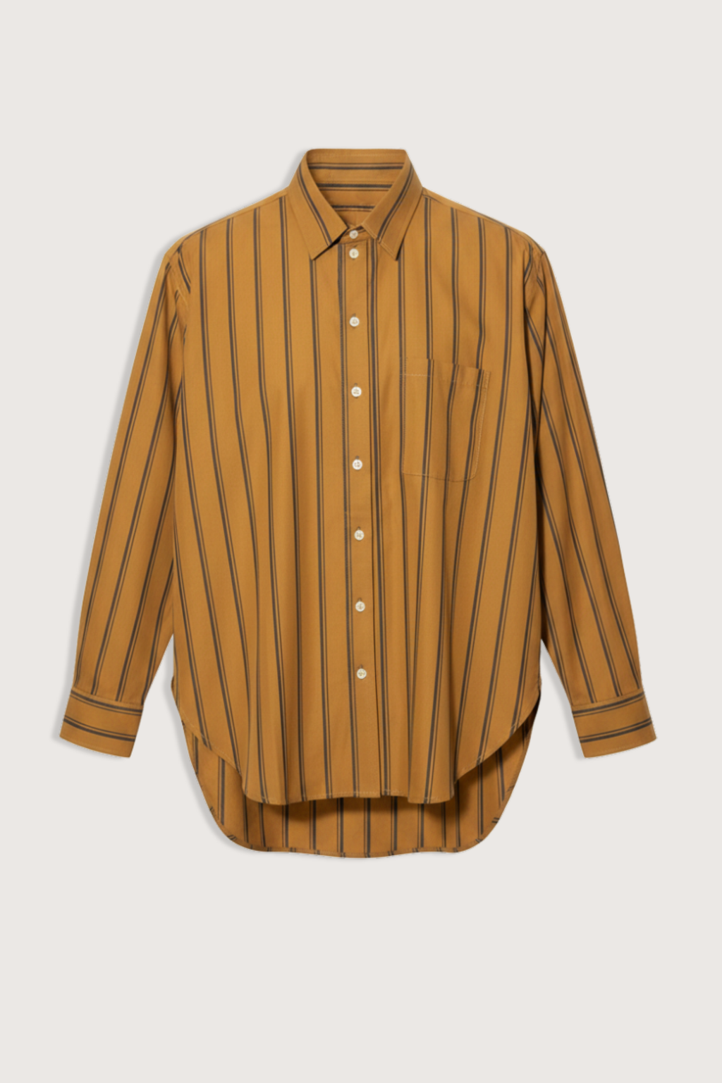 Jamie Haller The Essential Striped Shirt - Golden Rod