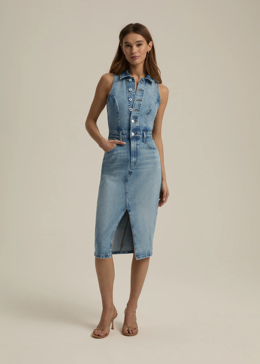 Favorite Daughter The Halter City Dress - Santa Barbara