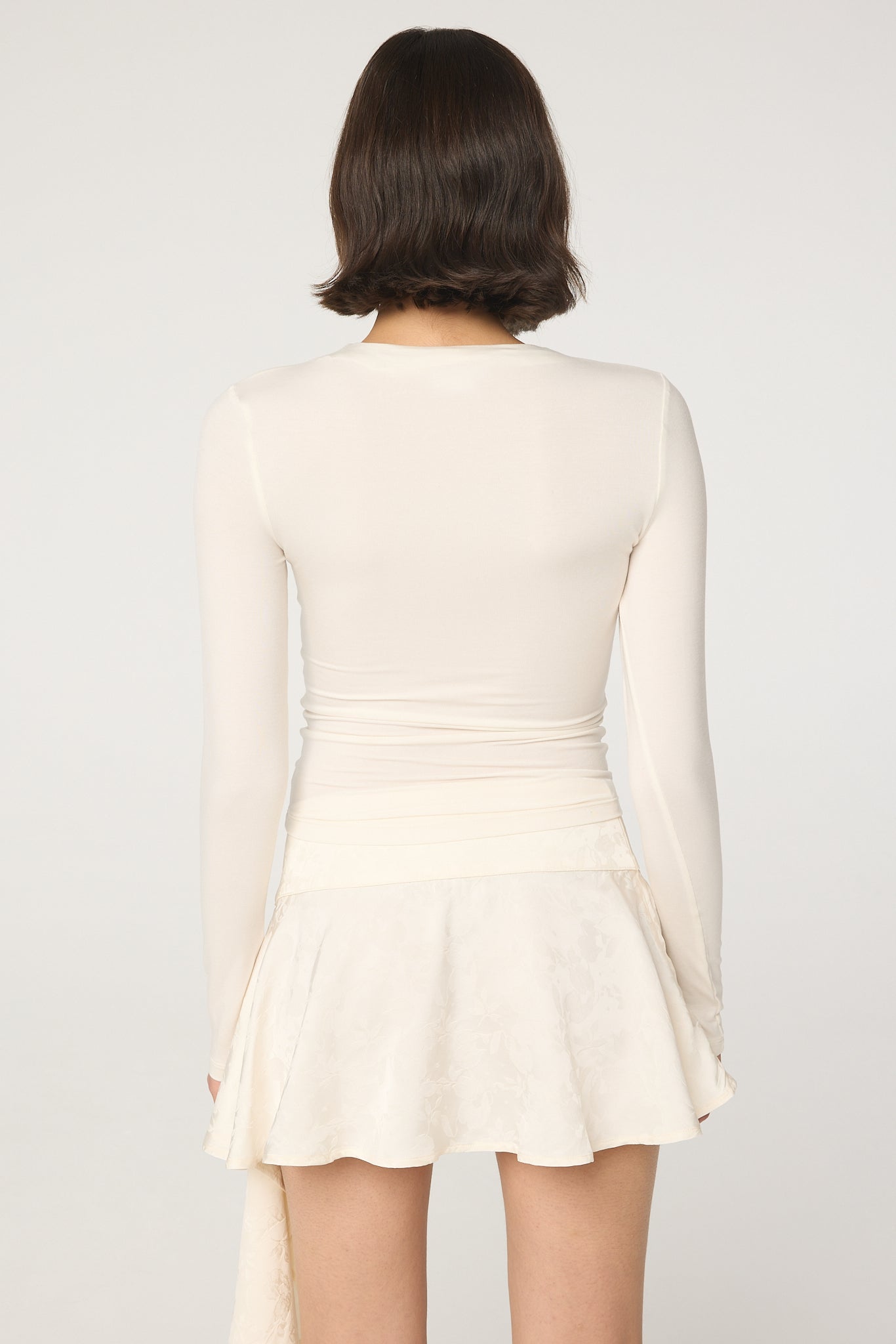 The Line By K Vanilla Demi Top