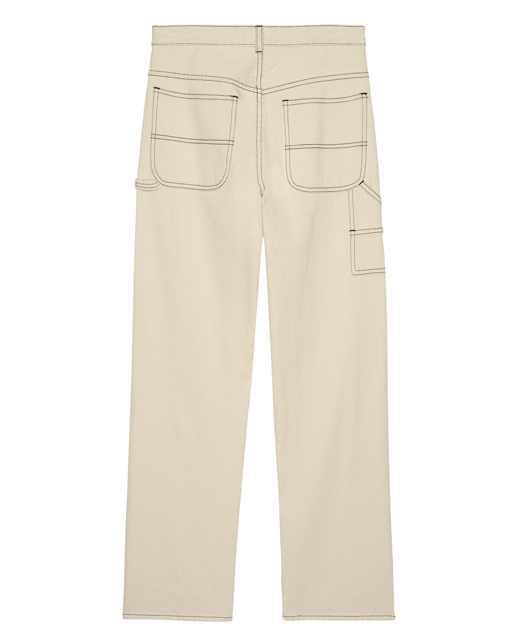 The Great. The Mill Jean Natural With Navy Stitching Pants