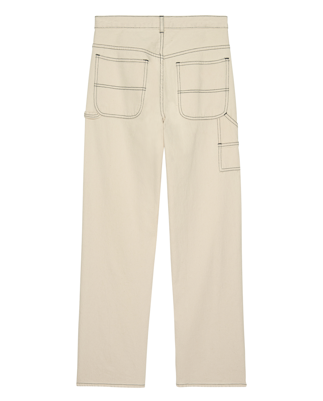 The Great. The Mill Jean Natural With Navy Stitching Pants