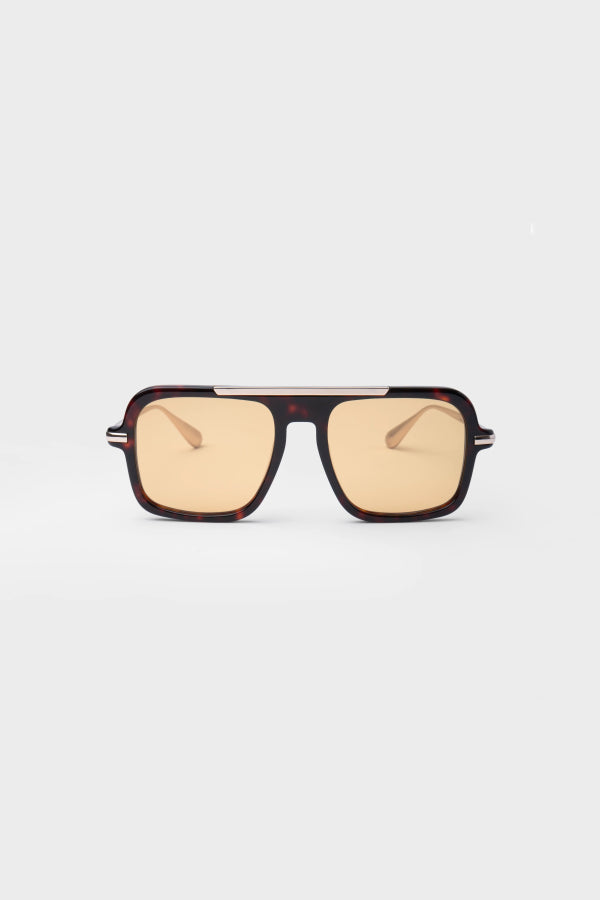 Past Midnight The Retro Sunglasses - Yellow