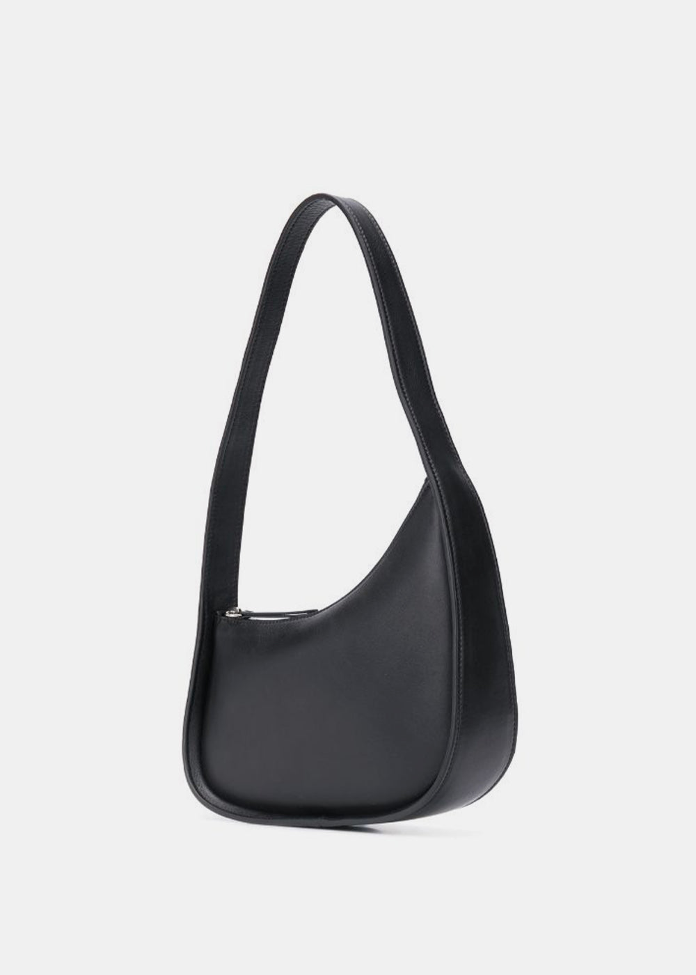 The Row Half Moon Shoulder Bag - Black