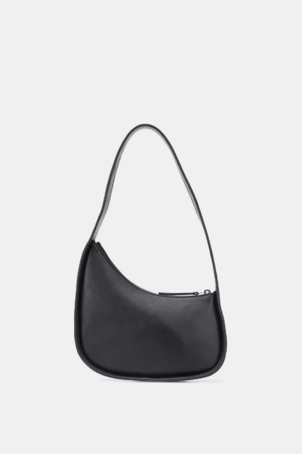 The Row Half Moon Shoulder Bag - Black