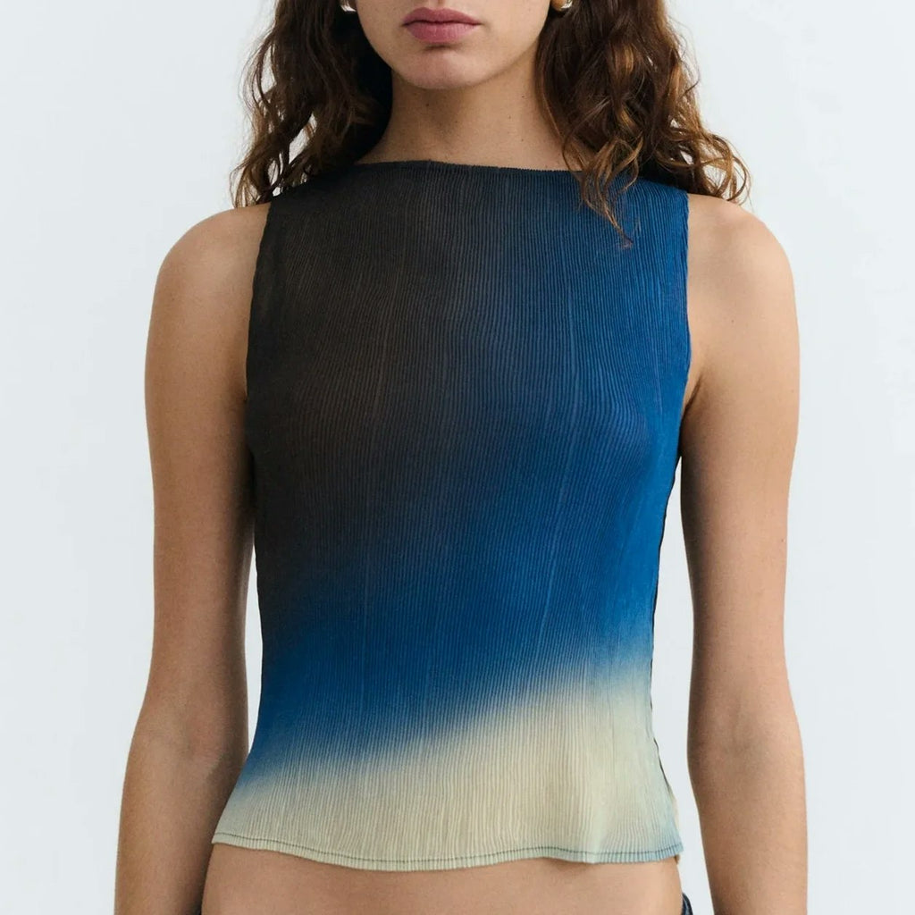 Thinking MU Dora Pleated Top