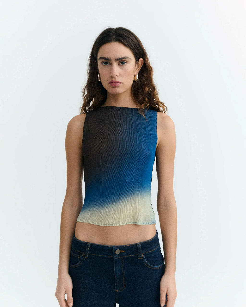 Thinking MU Dora Pleated Top