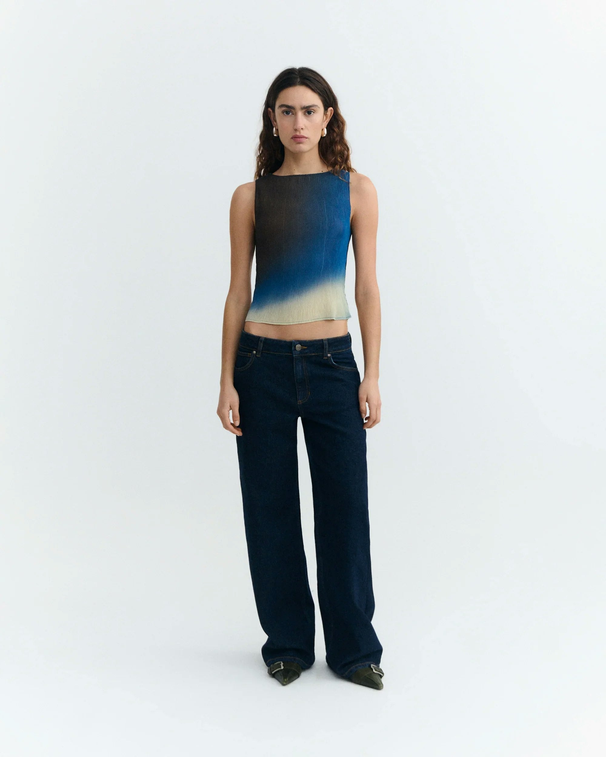 Thinking MU Dora Pleated Top