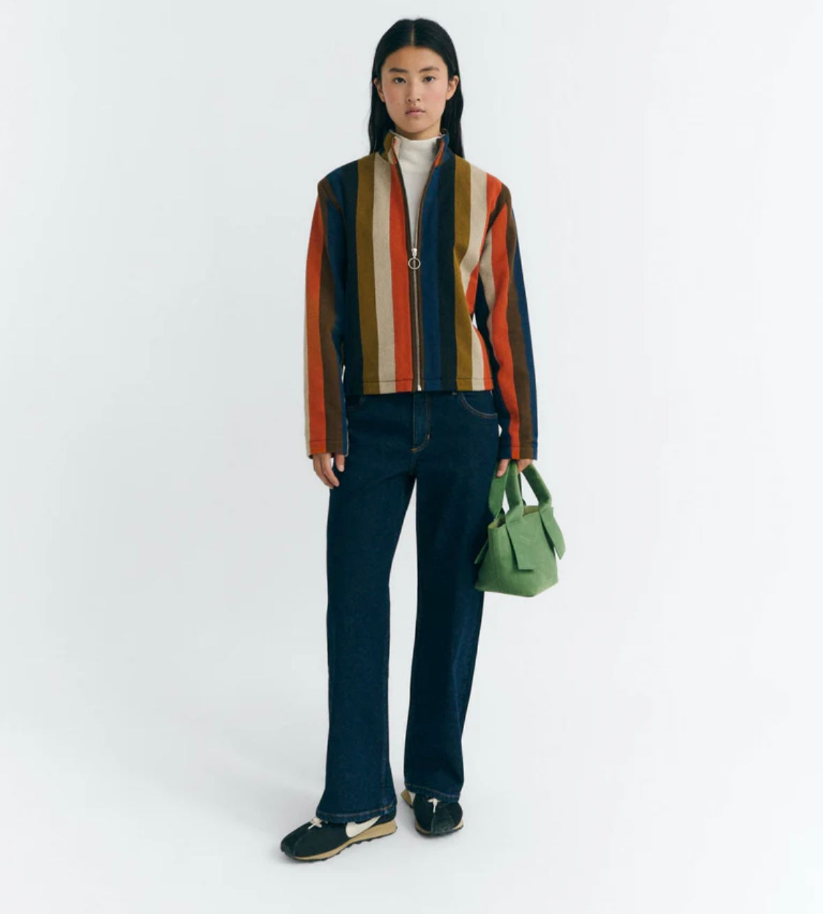Thinking MU Ceci Striped Jacket