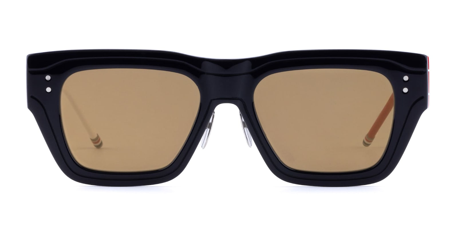 Thom Browne Rectangular Asian Fit Sunglasses - Blue