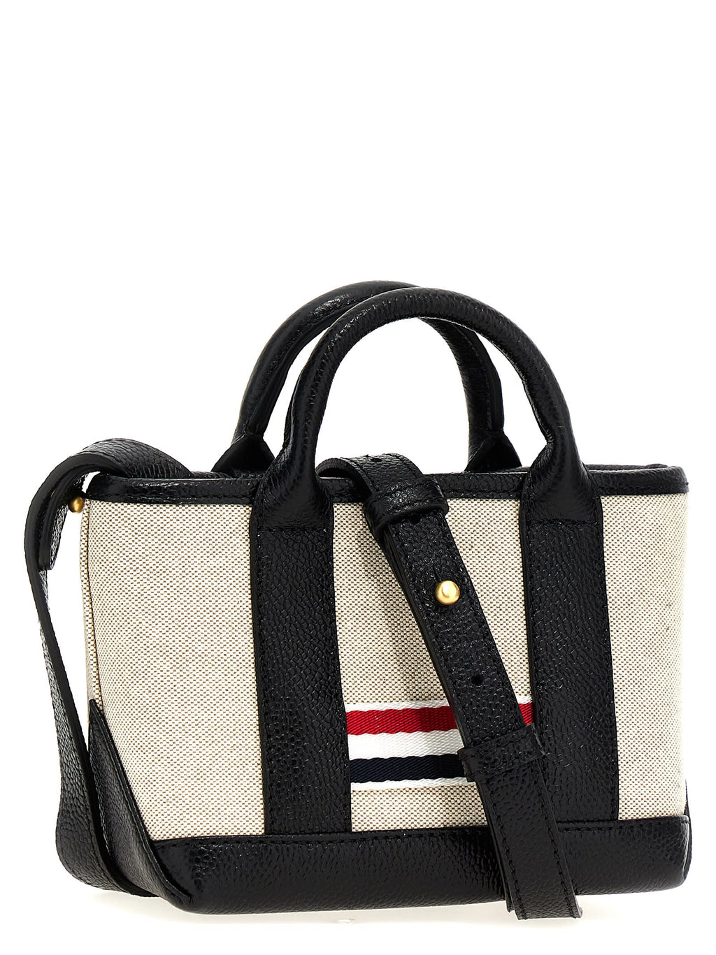 Thom Browne Micro Tool Tote Handbag - Black