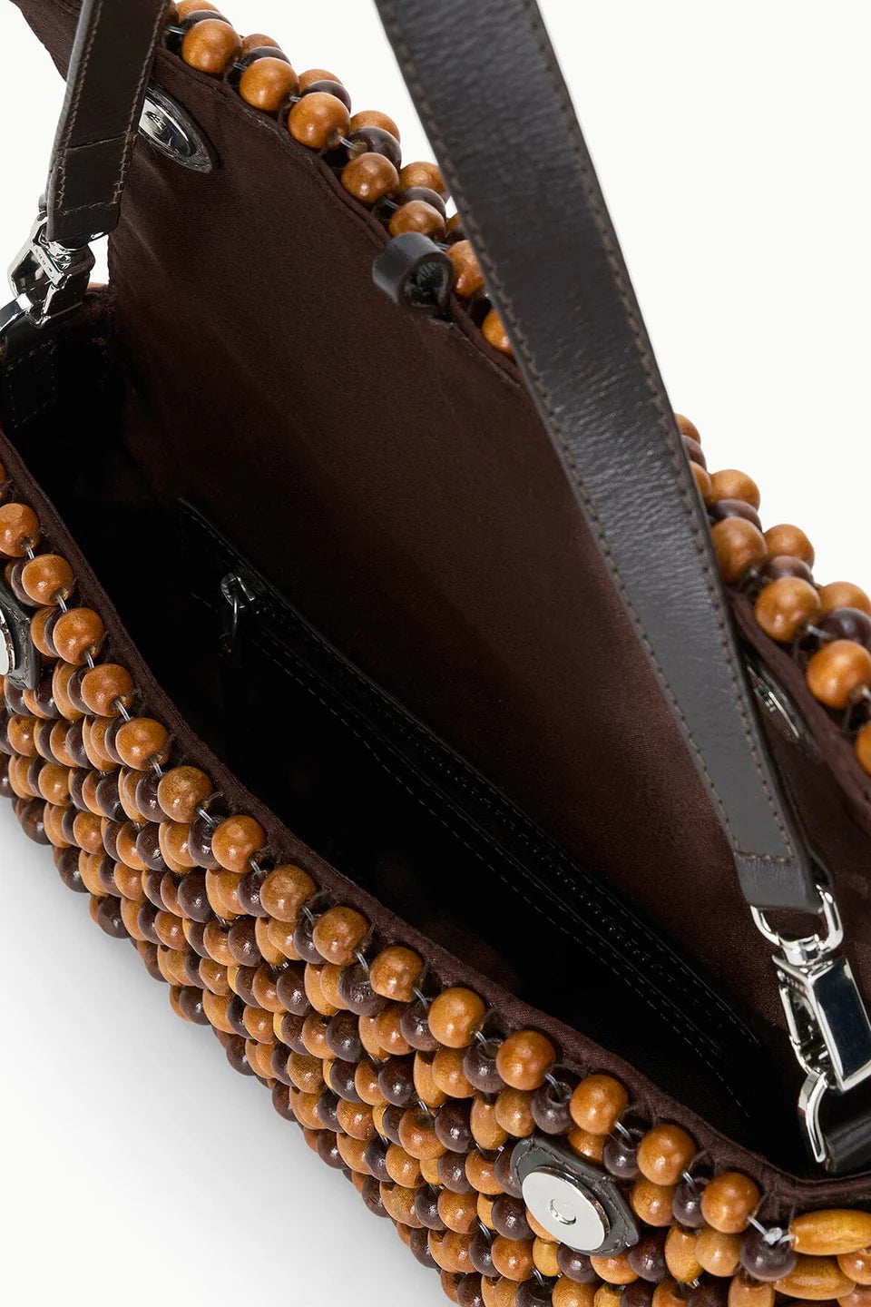 Staud Timmy Shoulder Bag - Wooden Beads
