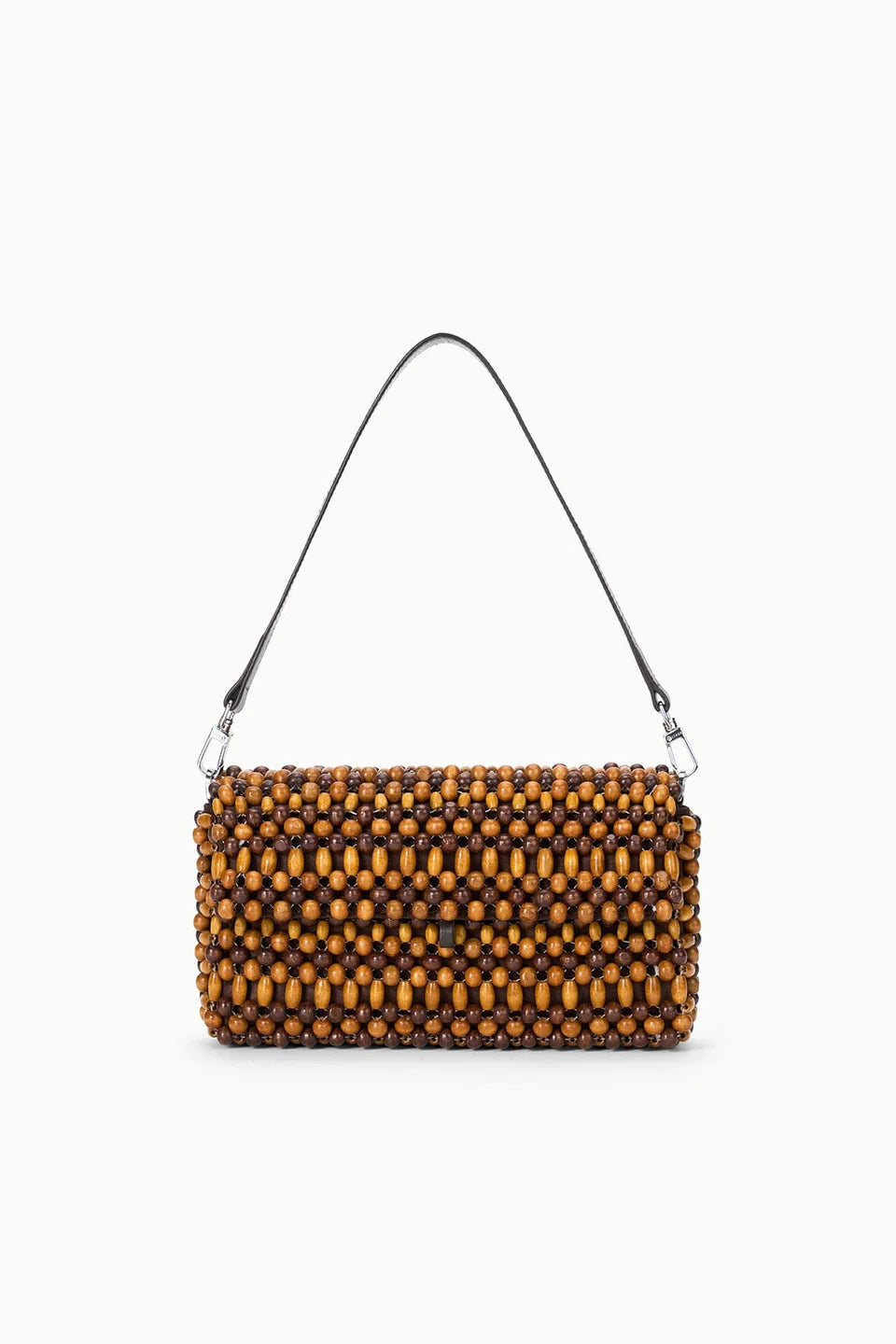 Staud Timmy Shoulder Bag - Wooden Beads