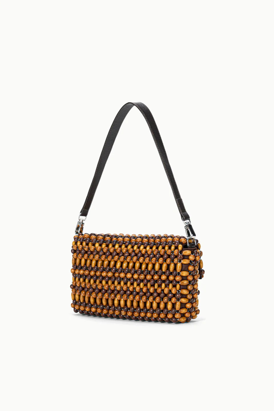 Staud Timmy Shoulder Bag - Wooden Beads