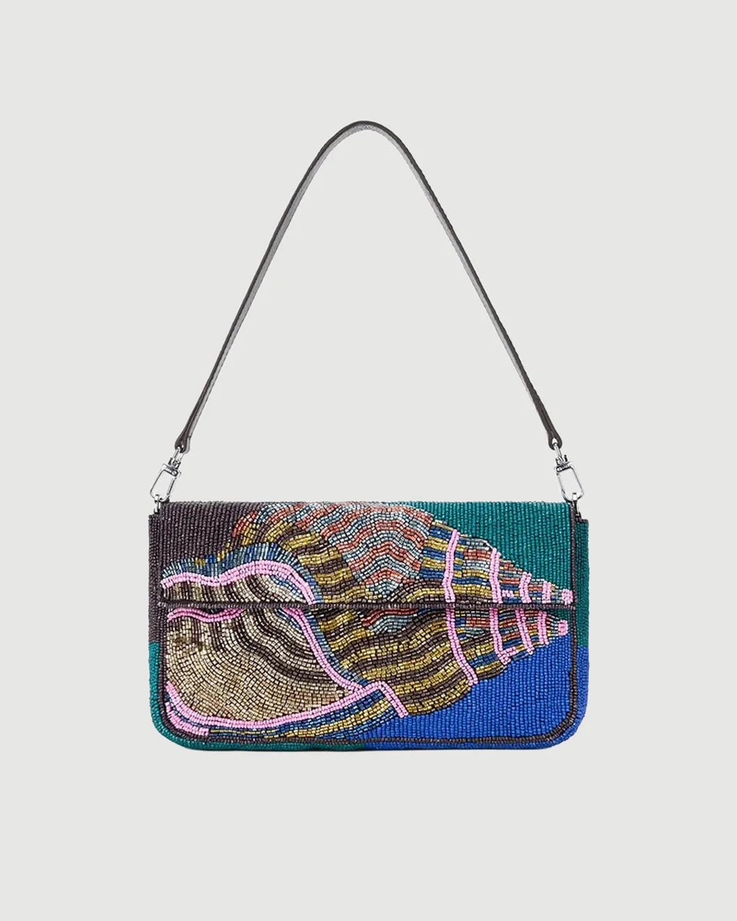 Staud Timmy Shoulder Bag Conch Shell - Multi