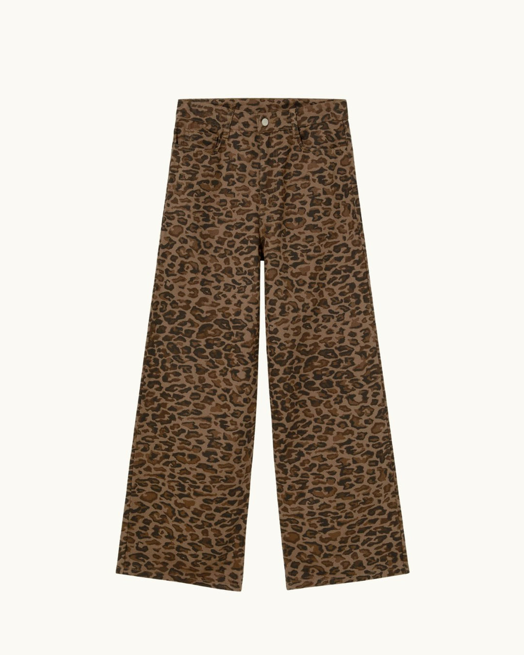 Tiny Big Sister Berta Long Denim Pants - Animal Print