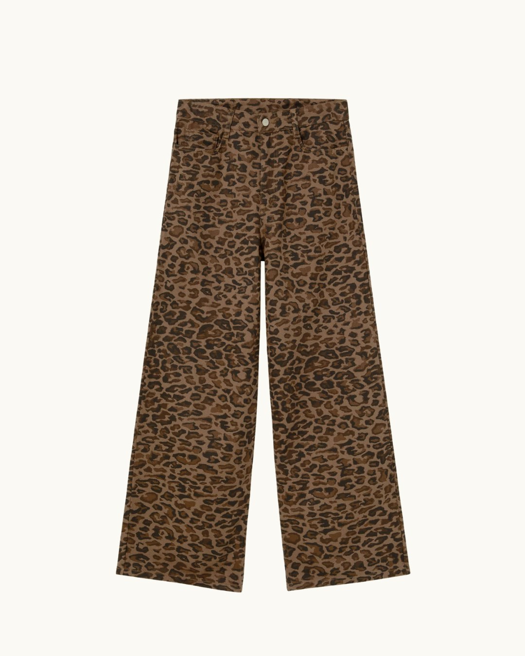 Tiny Big Sister Berta Long Denim Pants - Animal Print