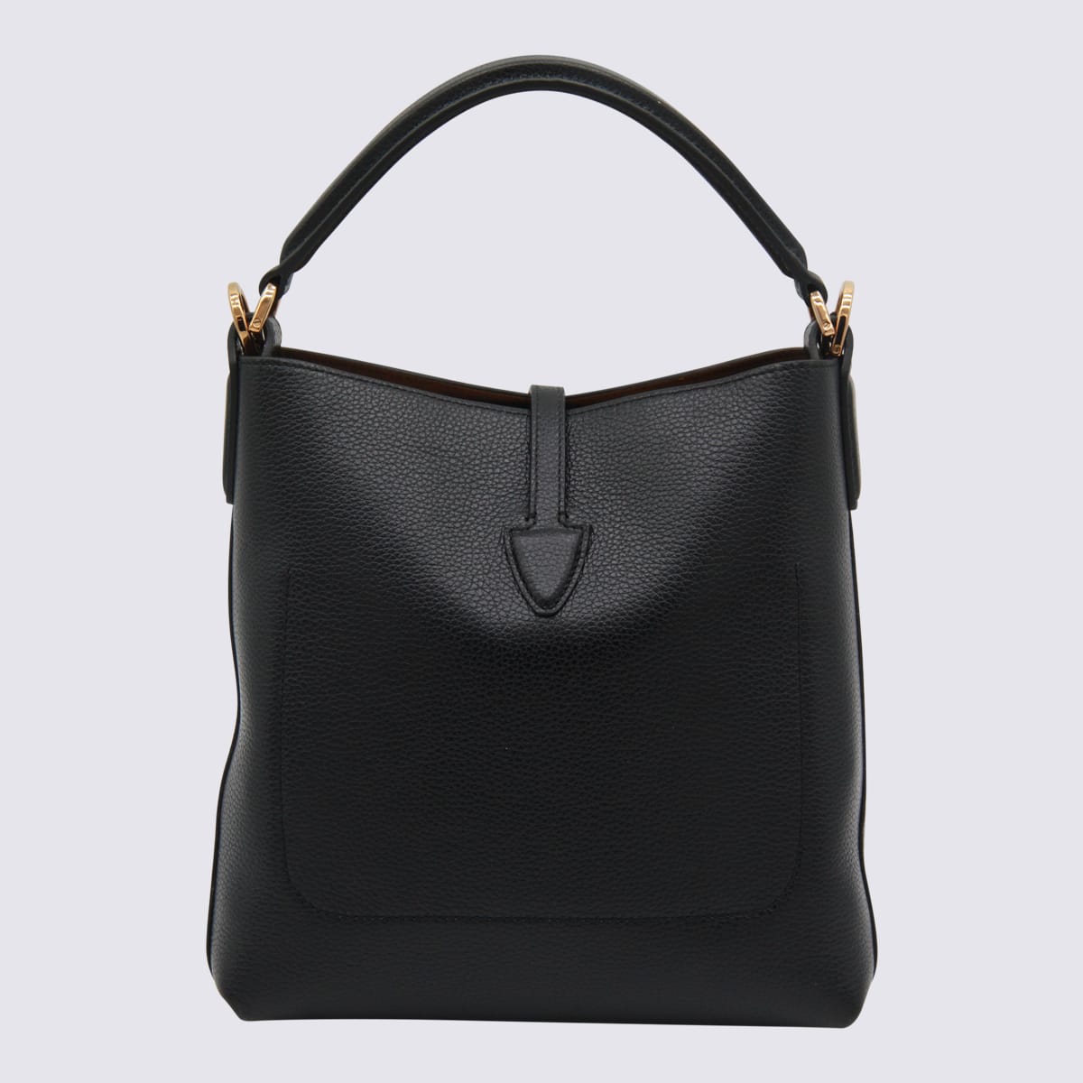 Tod's Black Leather Top Handle Bag - Black