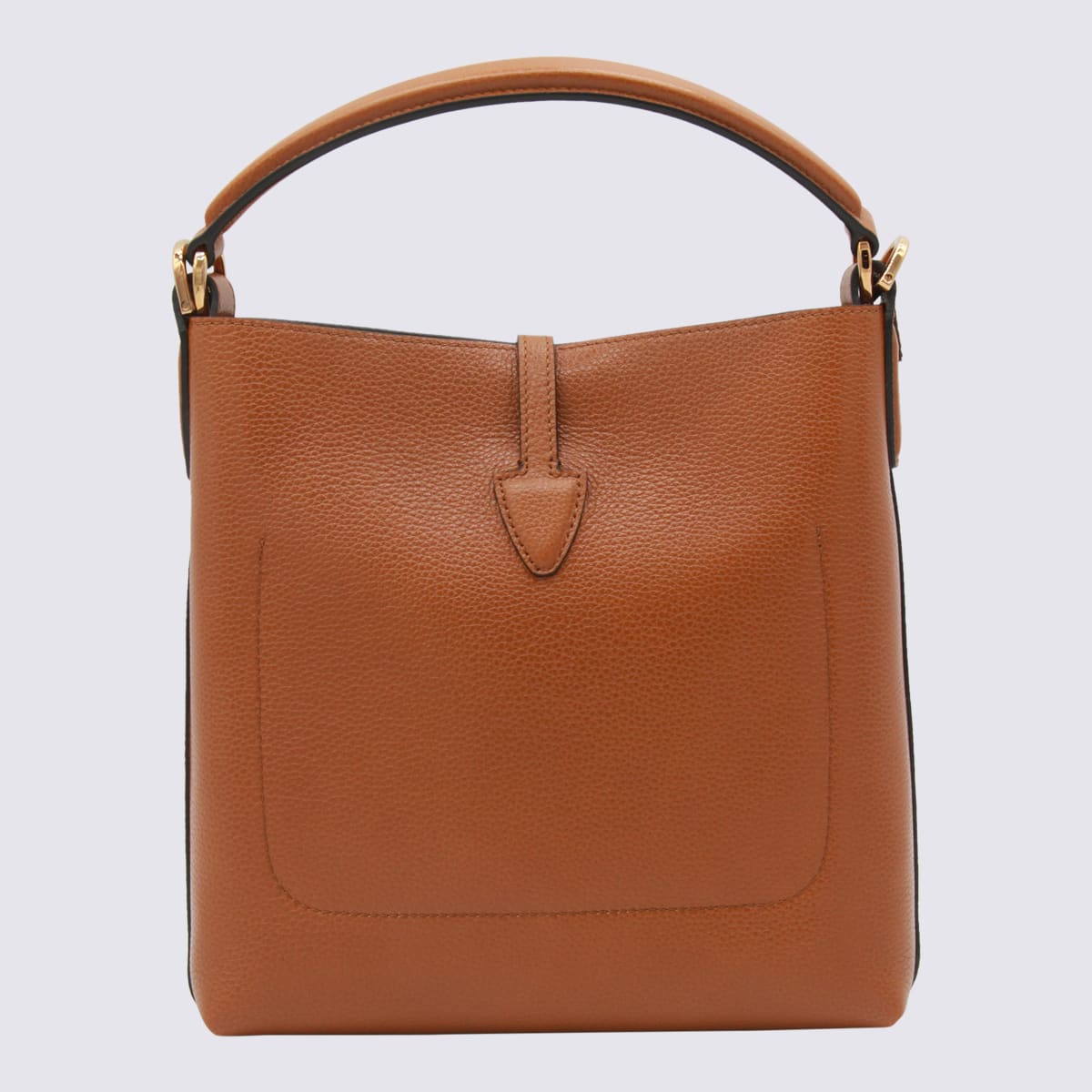 Tod's Brown Leather Top Handle Bag - Brown