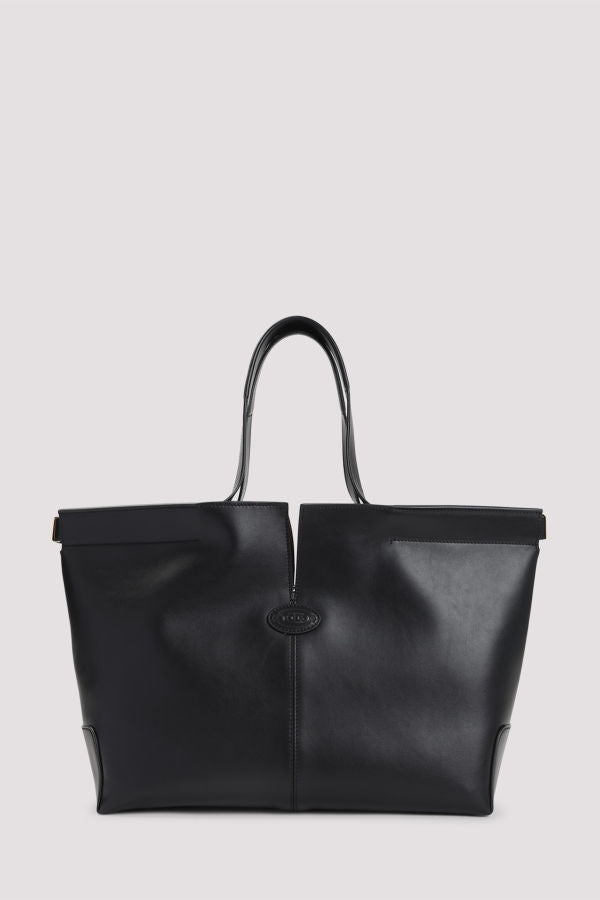 Tod's Di Bag Folio Shoulder Bag - Black