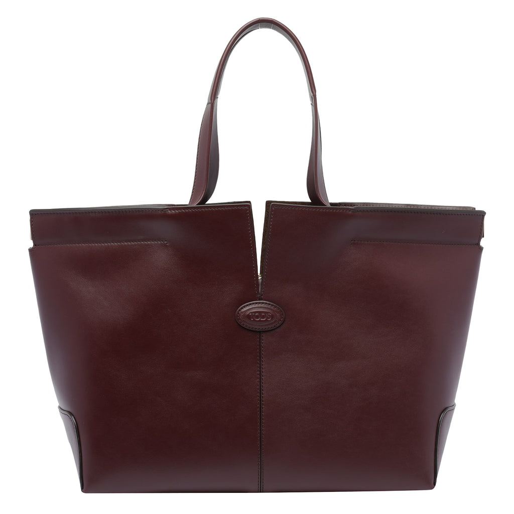Tod's Di Bag Folio Small Medium Tote - Brown