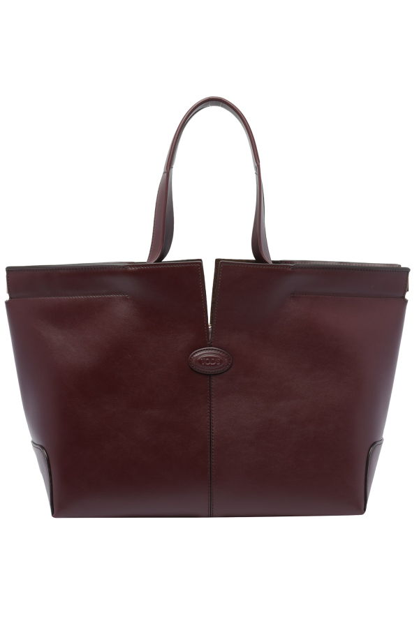 Tod's Di Bag Folio Small Medium Tote - Brown