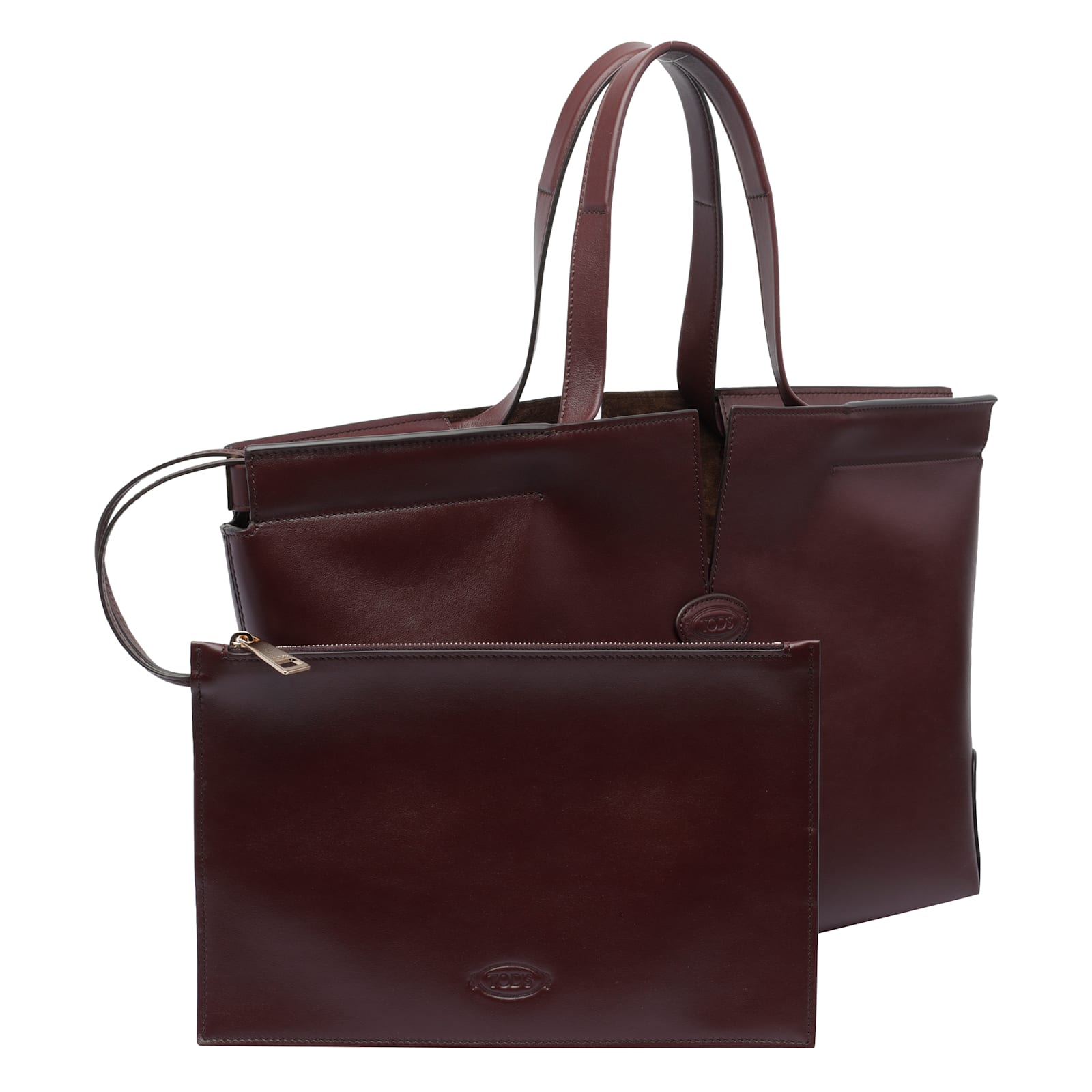Tod's Di Bag Folio Small Medium Tote - Brown