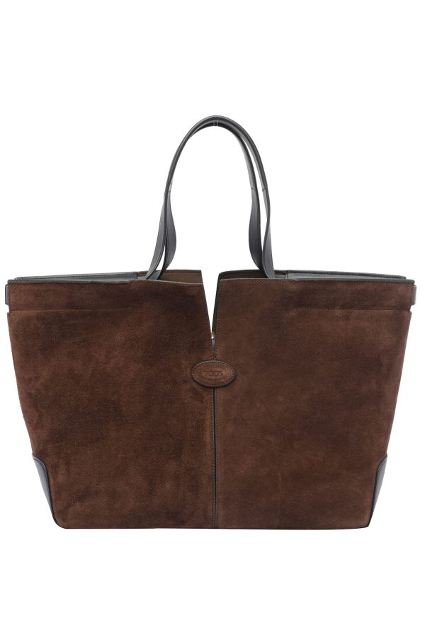Tod's Di Bag Folio Small Medium Tote - Brown