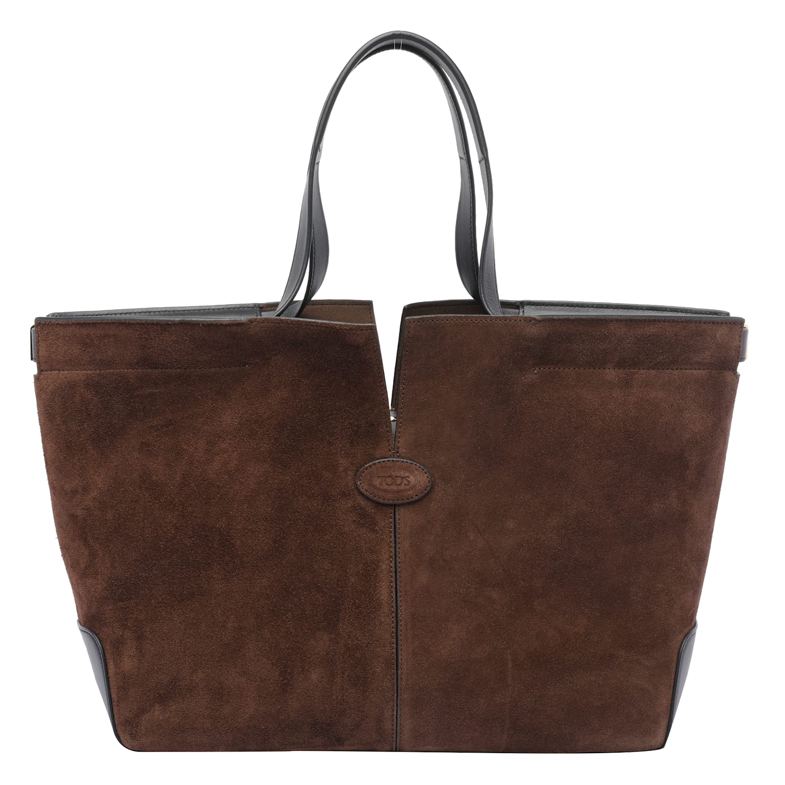 Tod's Di Bag Folio Small Medium Tote - Brown