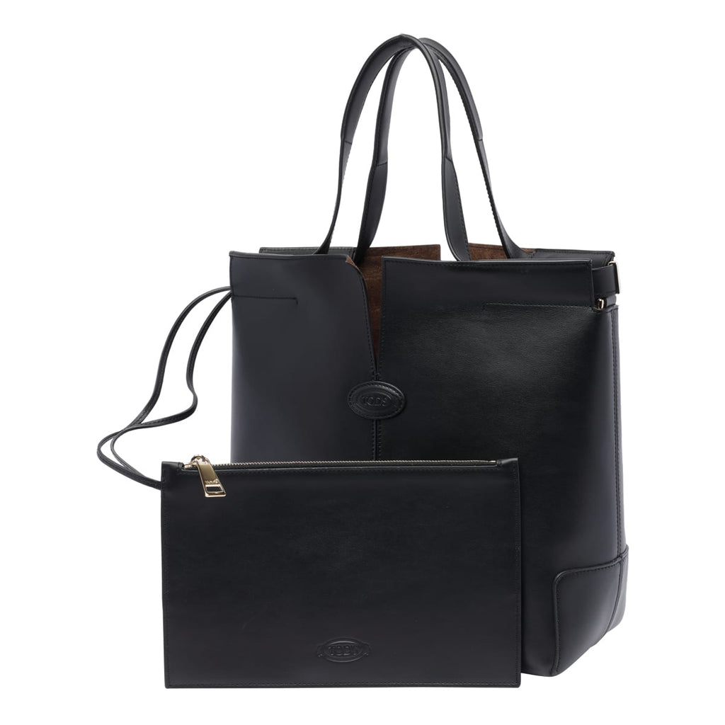 Tod's Di Folio Shopping Bag - Black