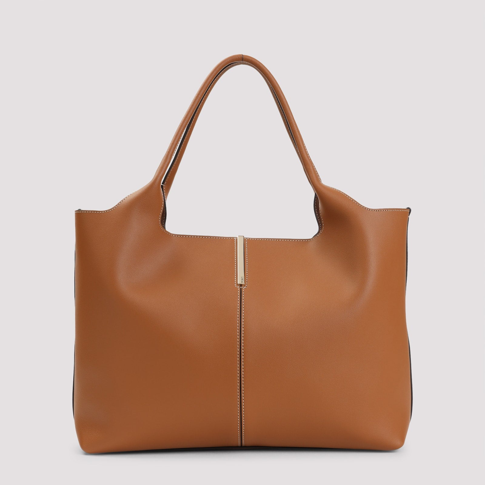 Tod's Ebr Shopping Tote Bag - Kenia Cacao