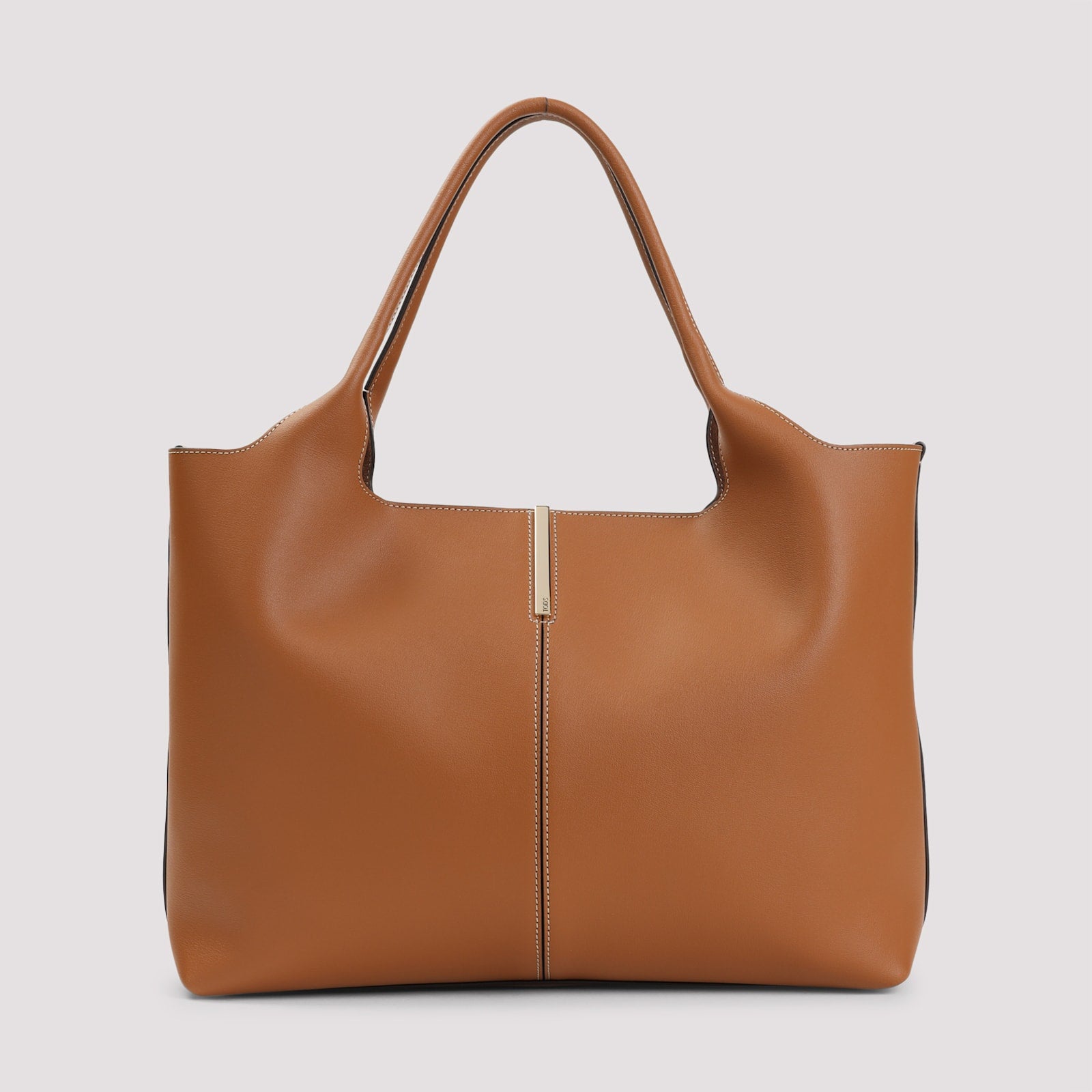 Tod's Ebr Shopping Tote Bag - Kenia Cacao