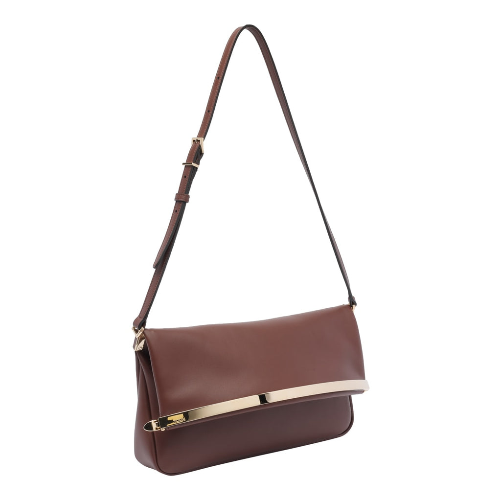 Tod's Leather Flap Bag - Brown