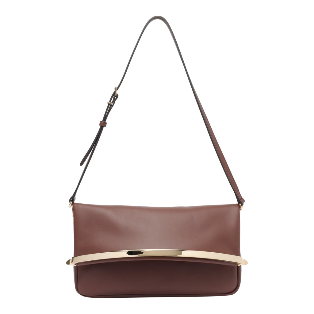 Tod's Leather Flap Bag - Brown