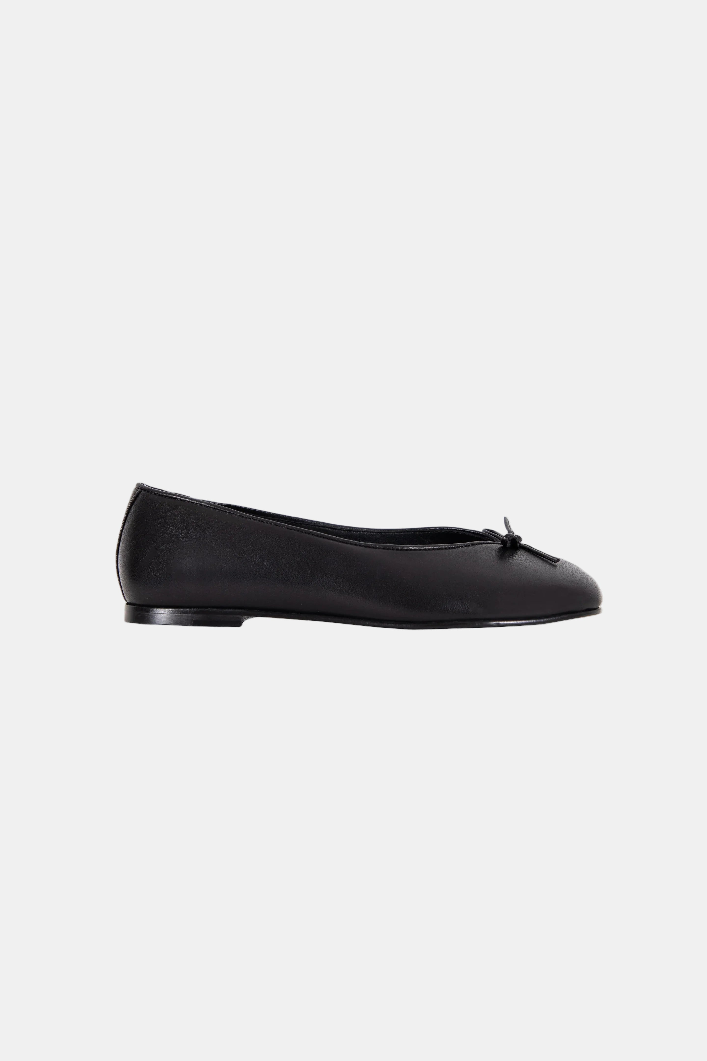 Sandy Liang Toe Ballerina Flats - Black