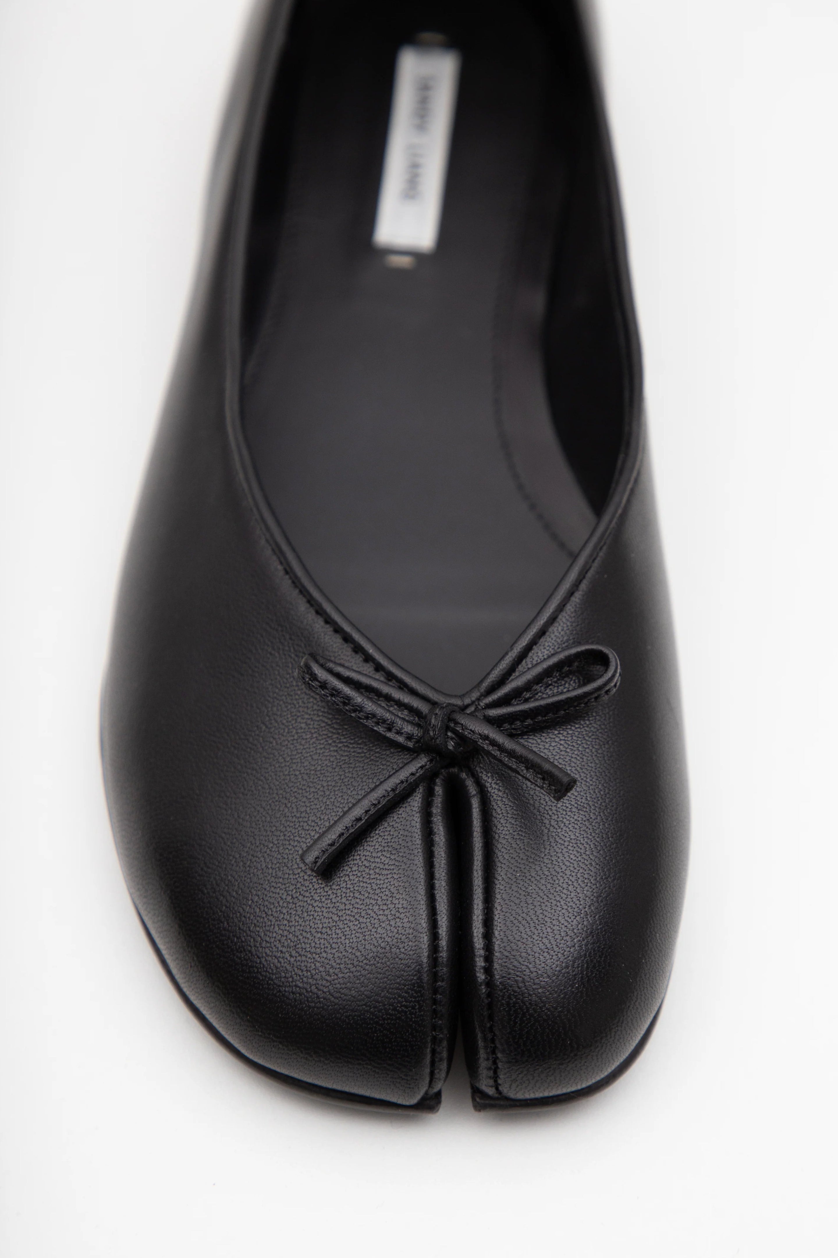 Sandy Liang Toe Ballerina Flats - Black