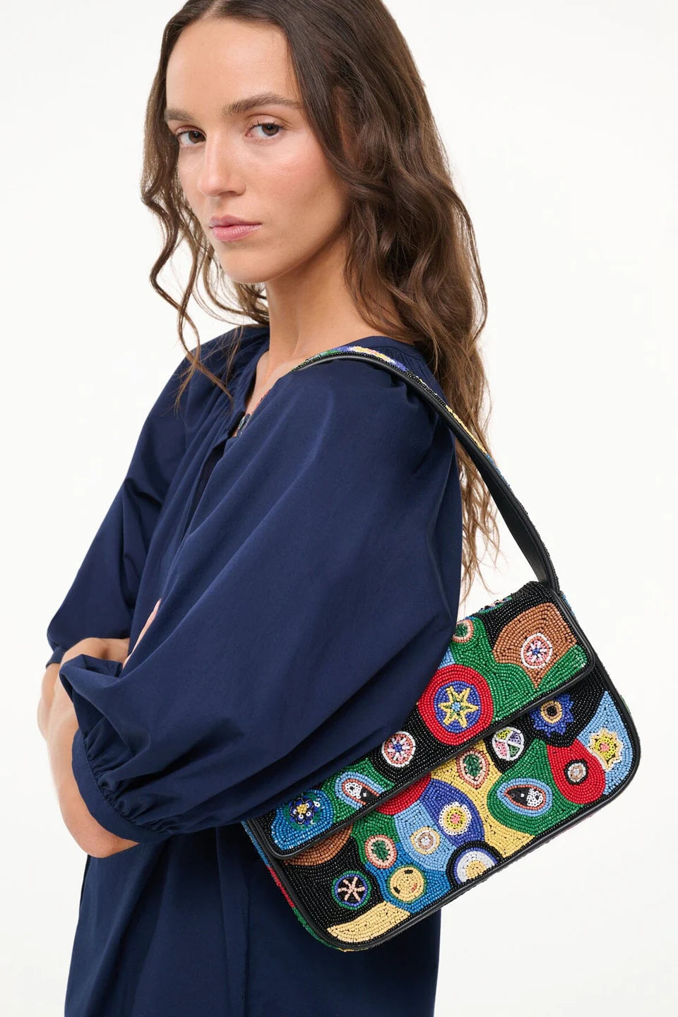 Staud Tommy Beaded Bag