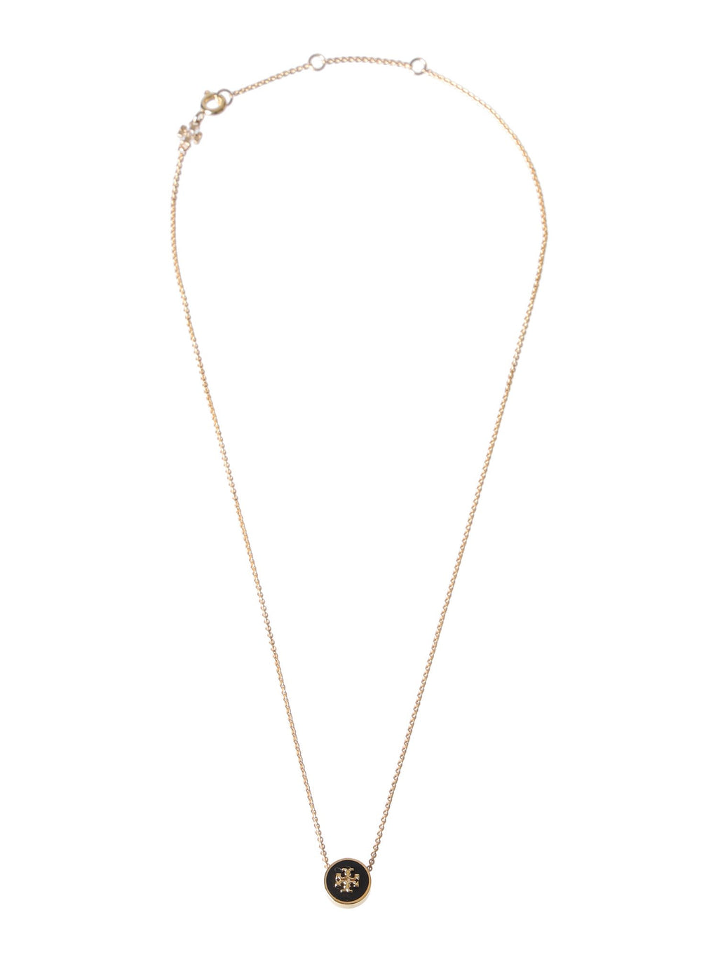 Tory Burch Kira Enamel Pendant Necklace - Gold