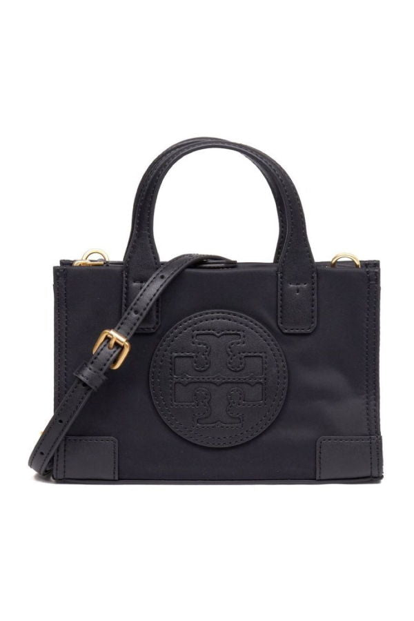 Tory Burch Mini Ella Eco Tote Crossbody - Black