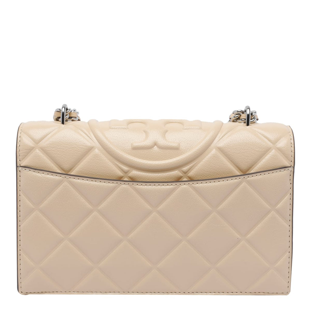 Tory Burch Small Fleming Shoulder Bag - Vanilla