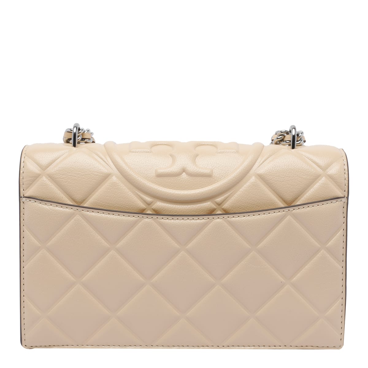 Tory Burch Small Fleming Shoulder Bag - Vanilla