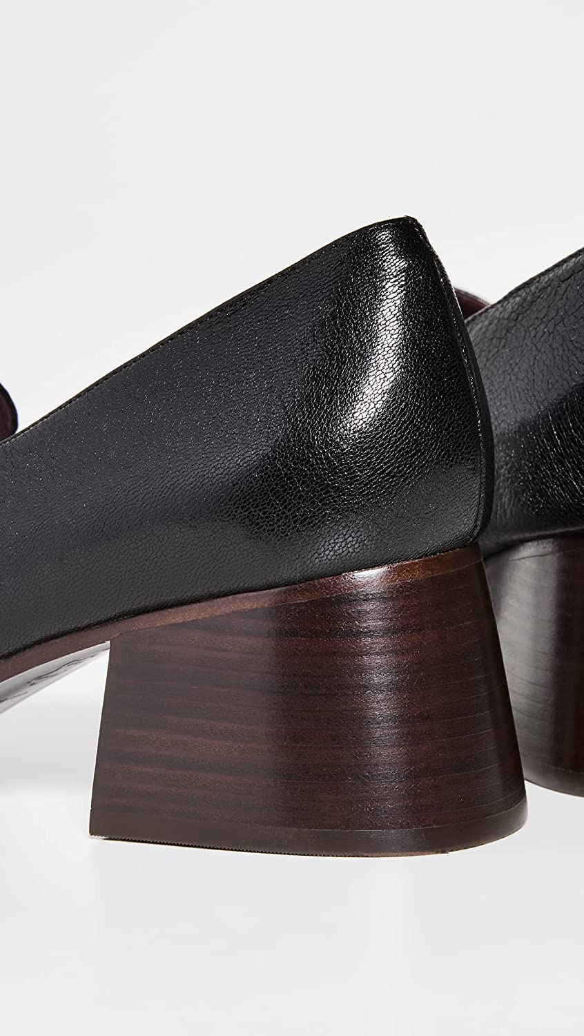 Tory Burch Perrine Block Heel Loafer - Black