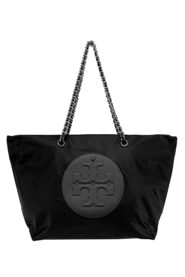 Tory Burch Ella Large Chain Tote - Black