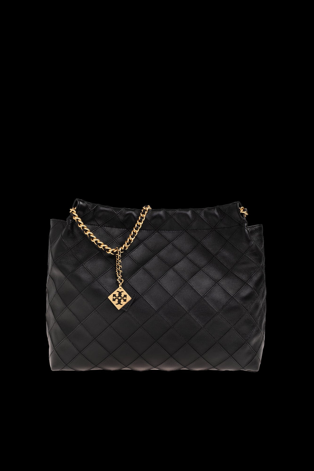 Tory Burch Fleming Large Hobo Bag - Black