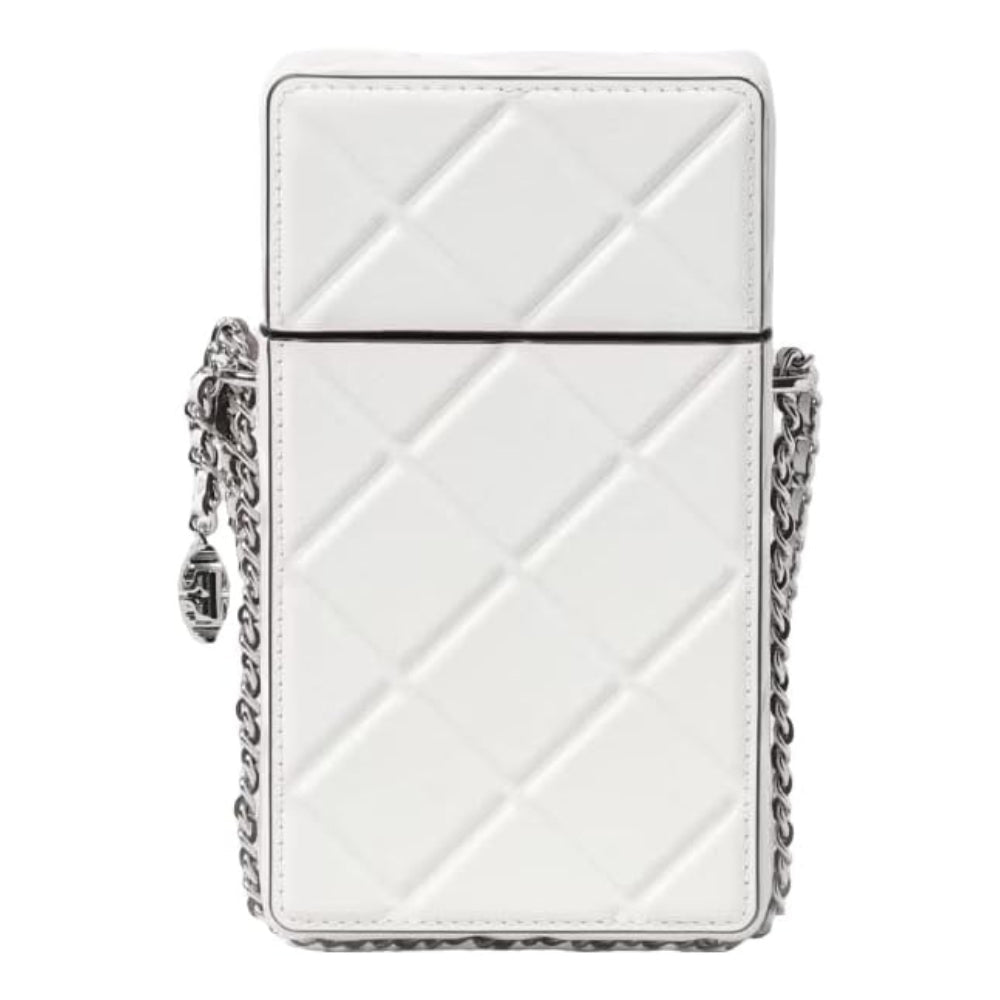 Tory Burch Fleming Phone Crossbody Bag - Blanc