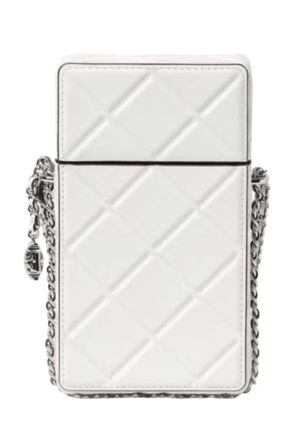 Tory Burch Fleming Phone Crossbody Bag - Blanc