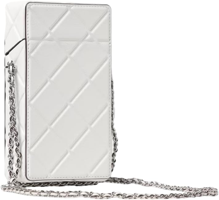 Tory Burch Fleming Phone Crossbody Bag - Blanc