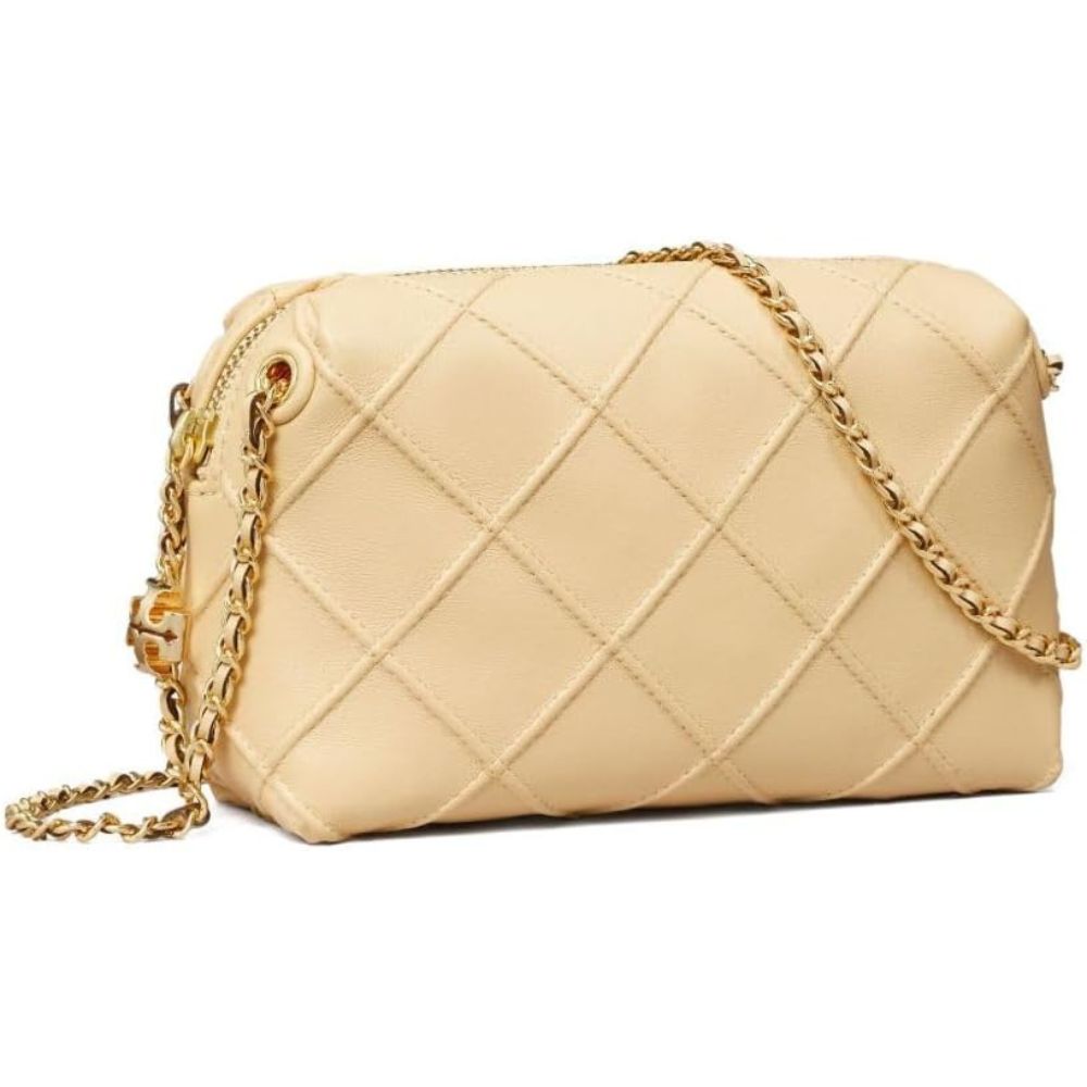 Tory Burch Fleming Small Crossbody Bag - Vanilla Soft Serve