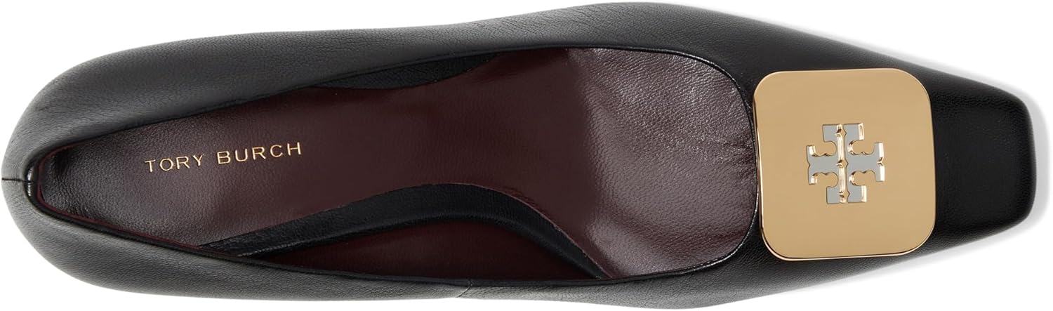 Tory Burch Georgia 55mm Leather Wedge - Perfect Black