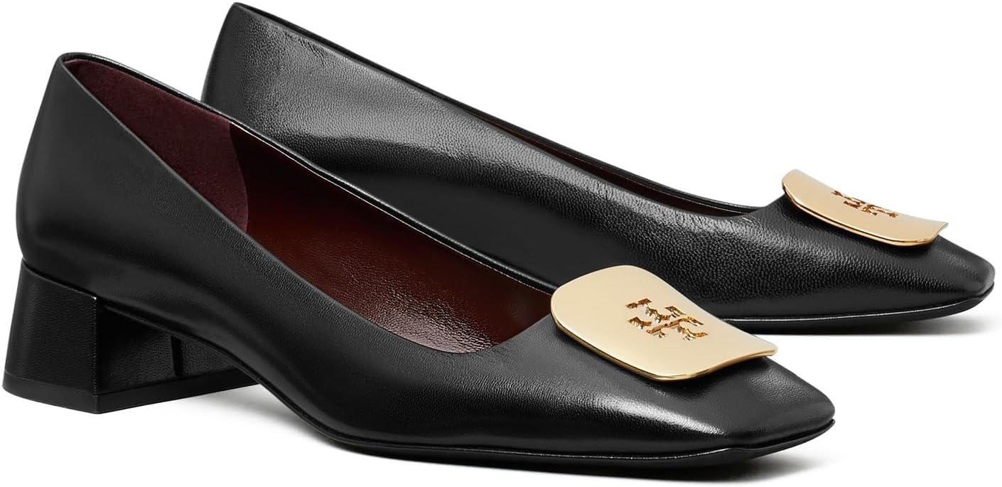 Tory Burch Georgia Leather Pump - Perfect Black