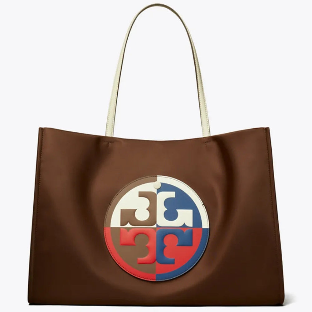 Tory Burch Large Ella Colorblock Tote - Multi
